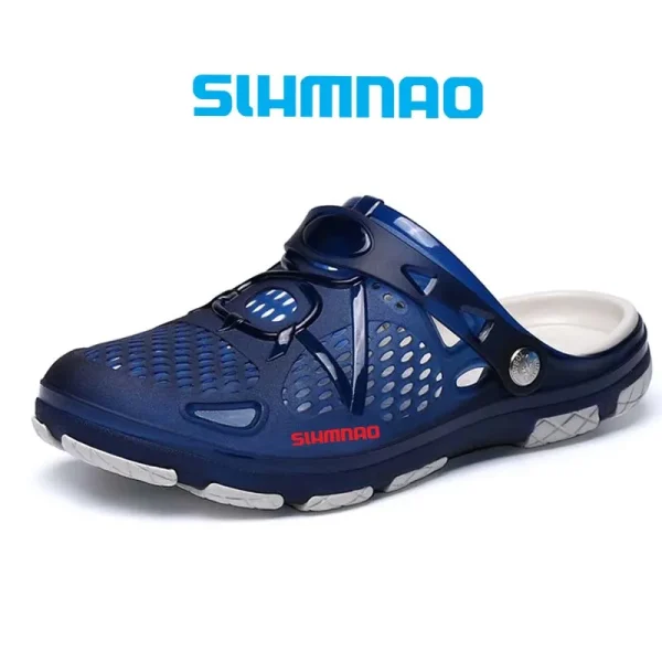 Men's Summer Outdoor Fishing Shoes, Anti Slip Lightweight Casual Beach Sandals, Durable Thick Soled Shoes for Home Use - Image 2