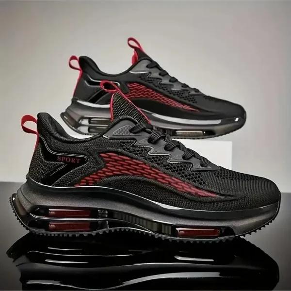High Quality Sneakers Male Trend Red Platform Basketball Shoes Men Casual White Sport Walking Sneakers Men's Trainer 2025 - Image 3