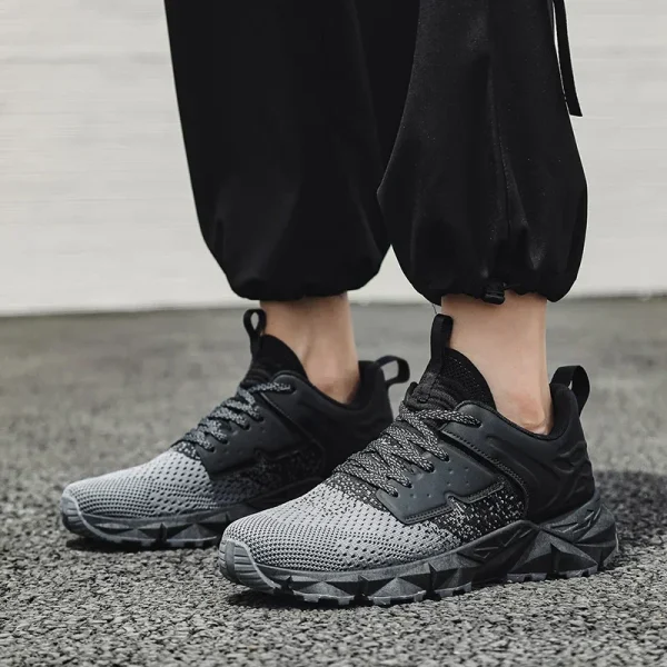 2025 Men's Run Sneaker lace up Walking Tennis Shoes Supportive Sports Road Running Shoes shoes tenis masculino sneakers - Image 6