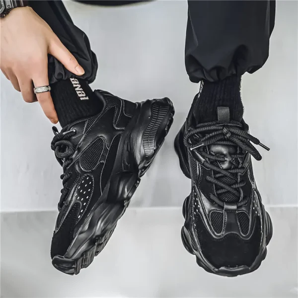 Sports Casual Men Shoes Anti Slip Wear-Resistant Trendy Breathable Outdoor Running Soft Platform Soles Comfort Male Sneakers - Image 6