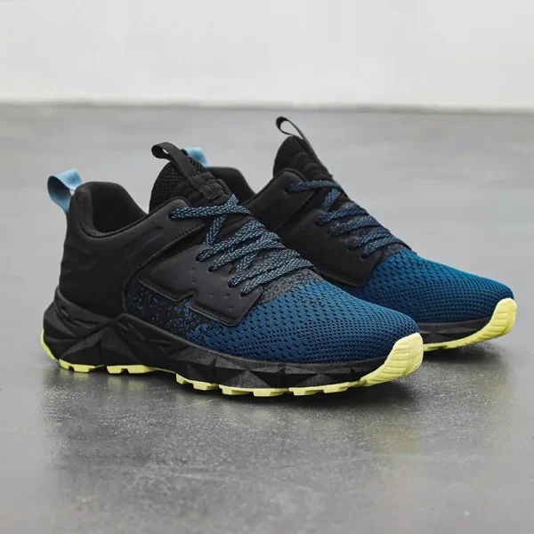2025 Men's Run Sneaker lace up Walking Tennis Shoes Supportive Sports Road Running Shoes shoes tenis masculino sneakers - Image 2