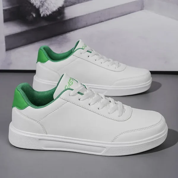 2025 Men White Shoes Couple Casual Skateboard Shoes Comfortable Sneakers Lightweight Walking Women Tenis Shoes Plus Size 36-46 - Image 2