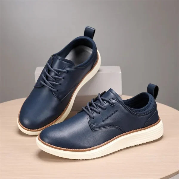 2025 Spring Summer Men Shoes Breathable High Quality Outdoor Footwear Class Leather Upper Anti-Slip Walking Training Sneakers - Image 5