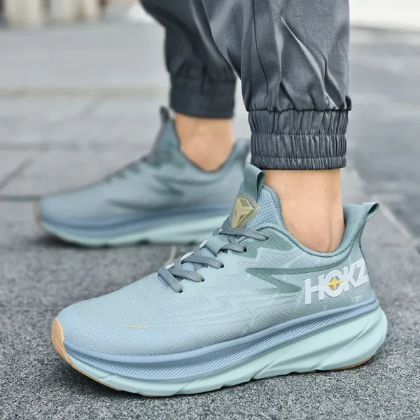 Men's Running Shoes Luxury shoes Jogging Breathable Outdoor Non-Slip Cushioning Trainer Race Sneakers Mesh Couple Off-road Shoes - Image 2