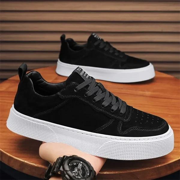 Trend Men's Casual Sneakers Lightweight Flat Shoes Comfortable Non Slip Running Shoes Soft Sole Vulcanized Shoes for Men Zapatos - Image 3