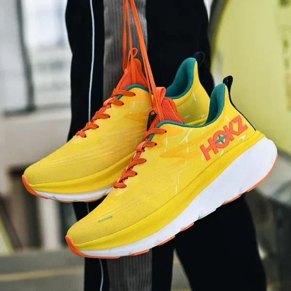 Men's Running Shoes Luxury shoes Jogging Breathable Outdoor Non-Slip Cushioning Trainer Race Sneakers Mesh Couple Off-road Shoes - Image 5