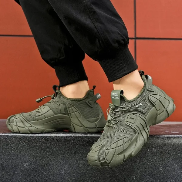 Man Daily Breathable Casual Walking Shoes Fashion Running Sneakers Comfy Platform Tenis Shoes Summer Men Barefoot Sock Shoes - Image 4