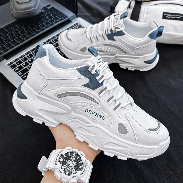 Men's Shoes Spring and Summer Canvas Breathable Casual Board Shoes Men's 2024 New Fashion Trend Low White Shoes Sneakers - Image 5