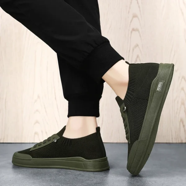 Shoes Men's Summer 2025 New Edition Men's Shoes Solid Color Casual Canvas Shoes Breathable Single free shipping shoes - Image 5